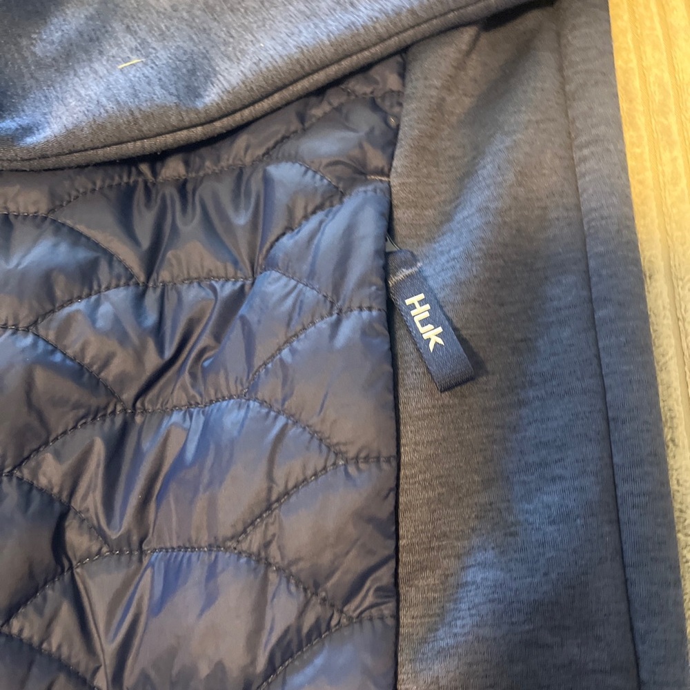 Men's Huk Scale Hybrid Jacket Blue Size Small. S - Picture 2 of 12